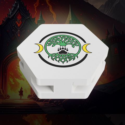 Druid Silver - Dice Box