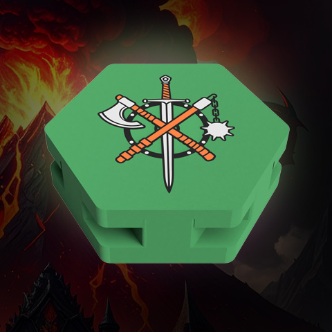 Green Fighter - Dice Box
